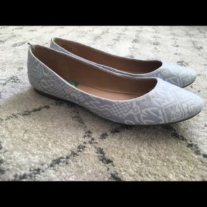 Mix No. 6 Blue & White Ballerina Flats